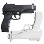 OSTENT Pistolet Light Gun Tir Sport Jeu Vidéo Compatible pour Nintendo Wii Télécommande Pack de 2