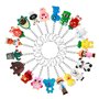 Ohaoduo Animaux Porte-clés, 20 pièces silicone Décoration Porte-clés Fête des Enfants Cadeau pour garçons Filles Bébé