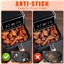 BUOAZR 2 Paquet Moule Silicone Air Fryer pour Moulinex Friteuse à air, Réutilisable Accessoires Plat Panier Silicone pour Moulin