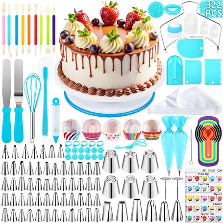 ROELLY Kit Patisserie de 322 Pièces