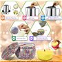 NCKIHRKK Kit de Fabrication de Bougies Parfumées DIY avec Cire de Soja Naturelle Ensemble, à Faire Maison Soi Meme Adulte Activi
