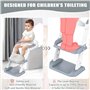 NCIKIHRKK Réducteur Toilette Enfant, Adaptateur WC Avec Coussin Moelleux, Pliable, pour Bébé - Forme V U O