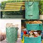 ZQEJEFD Sacs de Jardin 4x272L,Sac de Déchets de Jardin en Polypropylène Extrêmement Robuste (PP),Pliables et Réutilisables,étanc