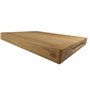 efo Grande Planche à Découper Rustique en Bois Dur pour le Service et la Découpe– Grosse Bloc à Découper - Taille 40x30x4cm