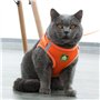 Zhenle Harnais pour Chats avec Laisse et Collier Anti-Fuite, réfléchissant, réglable, Harnais pour Chat Respirant pour Petit Chi