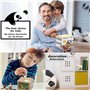 Tirelire Panda électronique pour Enfants et Adultes - avec Patte de Pandas pour Pièces - Tirelire Drôle pour Petite Monnaie - Pe