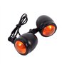 SFONIA 4pcs Indicateurs de Moto Clignotants Lumières 12V Imperméable Universel pour Moto Scooter Quad Cruiser Off Road