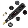 Afantti Outil Rotatif Sans Fil Ustensile Multifonction Batterie Ensemble Meuleuse Perceuse | 101 Accessoires | pour Petits Trava