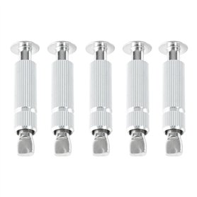 Piton Douille Rétractable | pour Fixation bâche Couverture de Piscine sur Plage béton ou dallage | Alu/INOX | Lot de 5 pièces -