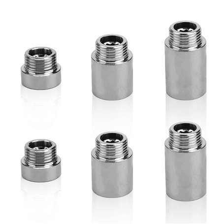 6 Pièces Rallonge de Robinet 1/2"