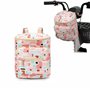 Sacoche de vélo pour enfant - Étanche - Panier avant - Panier de vélo pour enfants - Accessoires de vélo (rose)