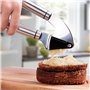 Deiss PRO Presse-Ail Inox Professionnel et Éplucheur d'Ail en Silicone - Épluche et écrase ail en quelques secondes - Extrêmemen