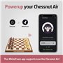 Jeux d'échecs électroniques Chessnut Air - Échiquier en Bois Fait Main, LED, IA adaptative et Application