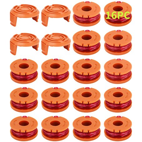 20 Pcs Fil Coupe Bordure Compatible avec Coupe Bordure WORX