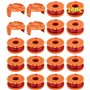 20 Pcs Fil Coupe Bordure Compatible avec Coupe Bordure WORX