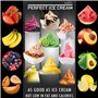 STARLYF PERFECT ICE CREAM, Machine à crème glacée aux fruits très facile à utiliser, 100% naturel, sans gluten