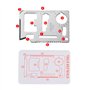Xinlie 2 Pièces Carte Multifonction de Survie 11 en 1 Outil Multifonction au Format de Carte de Crédit Outil Extérieure Multipur