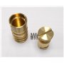 POOLCO Piton Douille Escamotable - pour Fixation bâche Couverture de Piscine sur Plage béton ou dallage - Alu/INOX - Unité