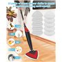 10 Housses balai vapeur pour Vileda Steam & Vileda Steam Plus, Recharge de Lavette Nettoyeur Vapeur pour Vileda, Accessoires Mic