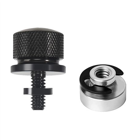 ROOBZE Jeu d'écrous de Boulons de Fixation de Siège de Moto 1 jeu siège Montage Boulon selle de moto en aluminium avec filetage