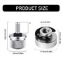 ROOBZE Jeu d'écrous de Boulons de Fixation de Siège de Moto 1 jeu siège Montage Boulon selle de moto en aluminium avec filetage 