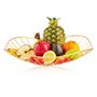 LINXIU Corbeille à fruits pour comptoir de cuisine - Corbeille à fruits décorative en métal - Support pour légumes