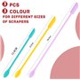 Mini spatule en silicone - Spatule de maquillage - Petites spatules en silicone - Convient pour pots de confiture, boîtes de cos