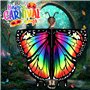 Cape Papillon avec Masque Papillon Bandeau