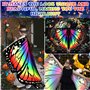 MOYKSRR Papillon Ailes pour Enfants, Cape Papillon avec Masque Papillon Bandeau, Papillon Enfant Ailes, Cape Papillon Déguisemen