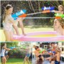ZLPBAO 3 Pcs Pistolet a Eau, Puissant Pistolet à Eau avec Capacité d'humidité Une Portée de 9-11 Mètres, Jouet Aquatique pour En