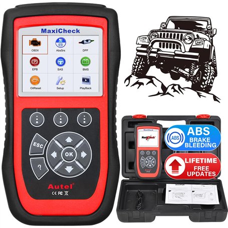 Autel MaxiCheck Pro Outils de Diagnostic Auto OBD2 Scanner avec Purge de Frein ABS