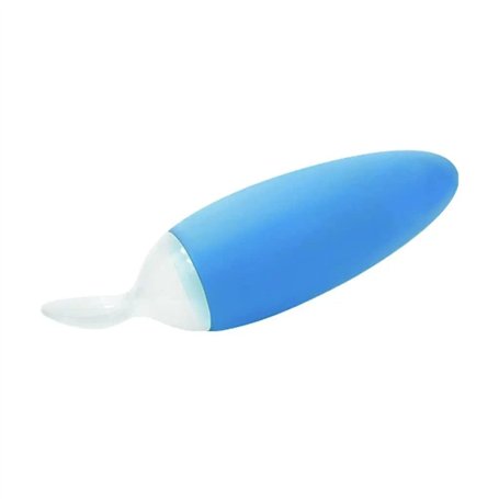 Boon Boon Cuillère distributrice de nourriture en silicone pour bébé Bleu
