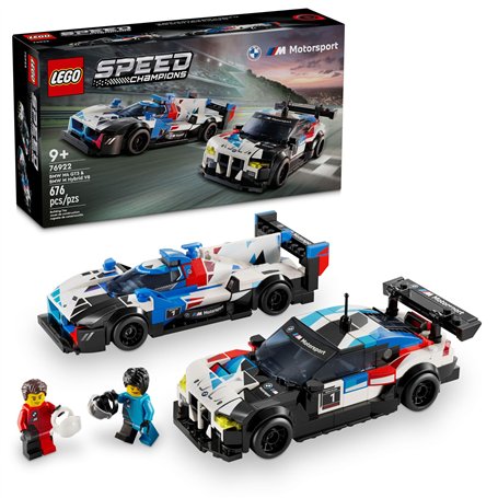 LEGO Speed Champions Voitures de Course BMW M4 GT3 et BMW M Hybrid V8