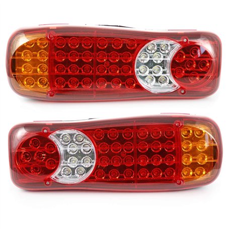 VNVISLS 2x feux arrière à LED 12V usage universelle