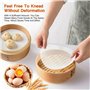 14 Pièces Cuisson Vapeur Mesh, 25cm Panier Vapeur Bambou Mat, Anti-Adhérent Paniers Cuit-Vapeur Steamer Maille Ronde, Cuiseur Va