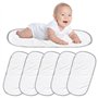 WIYETY Lot de 6 matelas à langer réutilisables pour couches de bébé : 30 x 60 cm