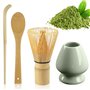 Lot de 4 fouets à matcha TOATELU (100 poils)