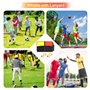 Cartes d'Arbitre de Football, 2 Métal Sifflet Arbitre, Cartons Jaune et Rouge Carton Arbitre Set Carton Arbitre Kit avec Carte d