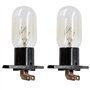 CENPEK Lot de 2 Lampes de Four à Micro-Ondes Z187 240 V 25 W 6
