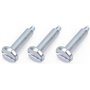 Lot de 3 vis de fixation de base de rechange argentées pour console de jeu Playstation 5 PS5 Support vertical Accessoires
