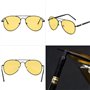 2 pièces de lunettes de conduite, lunettes de vision nocturne pour la conduite, lunettes de conduite avec verres jaunes, adaptée