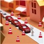 GTYHH Mini Cônes De Signalisation 30 Pièces, Modèles De Barrage Routier, Panneaux De Barrage Routier, Modèles Pédagogiques pour
