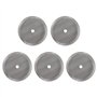 Lot de 5 filtres de rechange pour cafetière à piston - Filtre à café en acier inoxydable - Réutilisables pour cafetière à piston