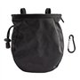 SLEEKEE 1 sac à craie d'escalade noir avec 1 boucle en métal d'alpinisme noire