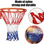 JJiaoLinin Filet De Basket-Ball,Lot de 2 Filets de Basket-Ball Professionnels, Convient à Toutes Les Conditions météorologiques,