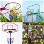 JJiaoLinin Filet De Basket-Ball,Lot de 2 Filets de Basket-Ball Professionnels, Convient à Toutes Les Conditions météorologiques,