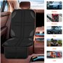 Fervalyna Protecteur de Siège de Voiture Isofix, Antidérapant Protection Siege Auto avec Poches Organisateur, Universelle Imperm