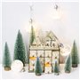 ILOVE DIY Lot de 10 Sapin de Noel Artificiel Mini Arbre de Noël Miniature Decoration Table Intérieur (Vert, Hauteur 4.5cm)