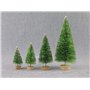 ILOVE DIY Lot de 10 Sapin de Noel Artificiel Mini Arbre de Noël Miniature Decoration Table Intérieur (Vert, Hauteur 4.5cm)