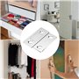 Frevoitna 10 PCS Aimant Porte Placard, Aimant Porte Autocollant Puissant, Ultra Mince Aimant Adhésif Porte Coulissante, Magnétiq